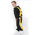 thumbnail image 5 of Kids Unisex Contrast Panelled Black & Yellow Tracksuit, 5 of 5