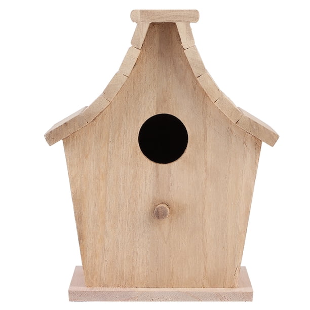 Casa de Aves Duradera, comedero para pájaros, Loros de 17 x 14 x 12 cm, periodista para varías aves pequeñas regalos o mascota observación fácil
