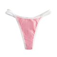 thumbnail image 2 of Gibobby Pantaleta de encaje para mujer Ropa interior sexy para mujer con ropa interior divertida de cintura fina(Rosa,G), 2 of 5
