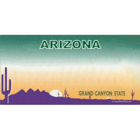 Arizona Blank Full Color Photo License Plate - Walmart.com