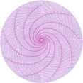 thumbnail image 1 of Ahgly Company Machine Washable Indoor Square Transitional Violet Purple Area Rugs, 3' Square, 1 of 7