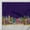 Dark Purple, variant on Soimoi Cotton Duck Fabric Buildings Panel Print Fabric by The Yard 42 Inch Wide