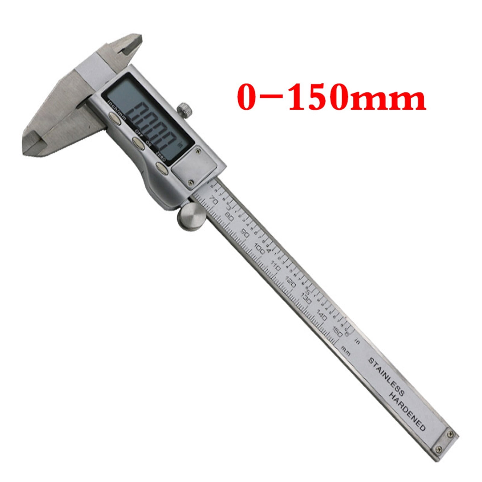 Metal 150mm 6-inch Hardened Stainless Steel Electronic Digital Vernier Caliper Micrometer Measuring ,Complete Kit