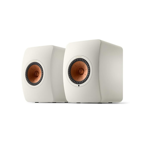 Altavoces de estantería autoamplificados KEF LS50 Wireless II - Par (blanco mineral)