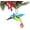 C, variant on Blown Glass Hummingbird Hanging Ornaments Decorative Glass Humming Bird Decor for Home Party Tree