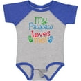 thumbnail image 3 of Inktastic My Pawpaw Loves Me Boys or Girls Baby Bodysuit, 3 of 5