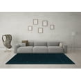 thumbnail image 3 of Ahgly Company Indoor Rectangle Abstract Turquoise Blue Contemporary Area Rugs, 2' x 5', 3 of 4
