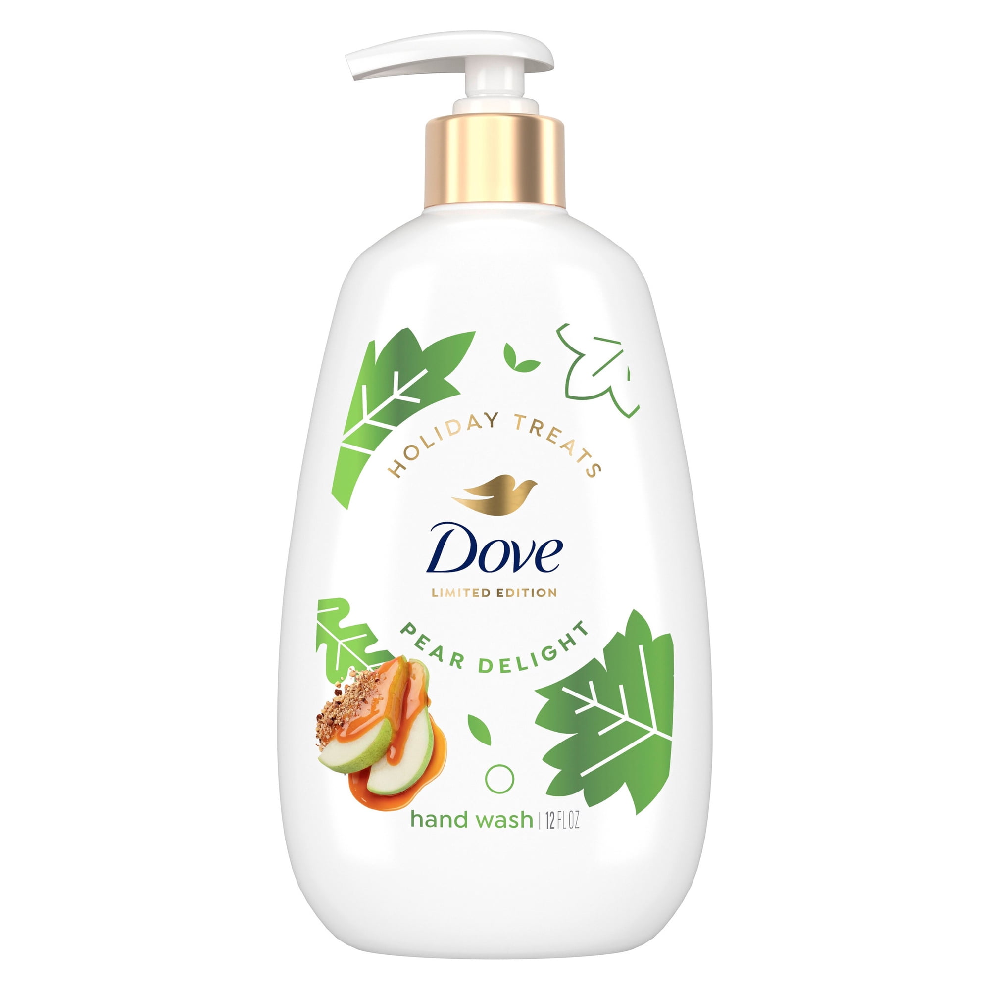 Dove Limited Edition Holiday Treats Liquid Hand Wash For Deep Nourishment Pear Delight ,12 FL OZ