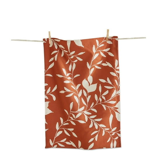 TAG Dishtowel, Autumn Botanical Terracotta (G20370)