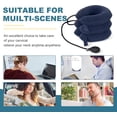 thumbnail image 5 of FrostHike Cervical Neck Traction Device. Adjustable Inflatable Neck Stretcher & Neck Brace for Neck Pain Relief. Neck Traction Pillow Provides Neck Decompression and Neck Tension Relief (Blue), 5 of 5