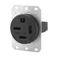 thumbnail image 2 of Bryant Receptacle,Black,50A,7.5 HP,3 Poles 8450FR, 2 of 2