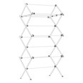 thumbnail image 2 of SONGMICS Foldable Clothes Drying Rack, Laundry Drying Rack, Clothes Airer, Steel Frame, 37 x 75 x 135.1 cm, Easy Assembly, Indoor Outdoor Use, White, 2 of 4
