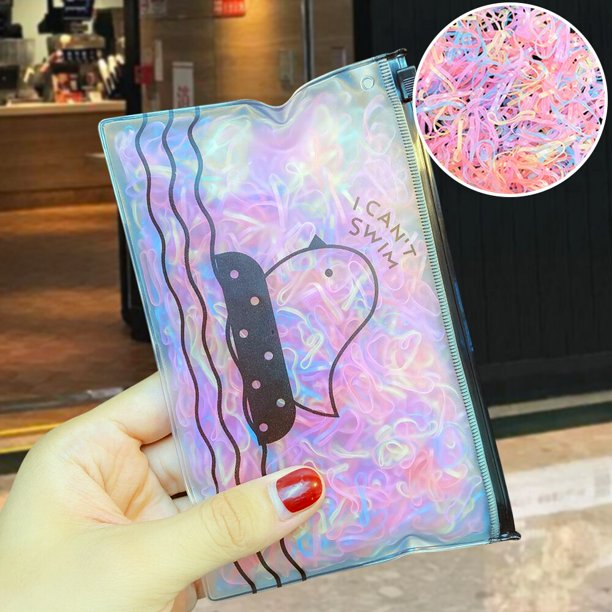 2000 unids/pack coloridas pequeñas bandas desechables para el cabello Scrunchie niñas banda de goma elástica Cola de Caballo accesorios para el cabello lazos para el cabello Tan Jianjun unisex