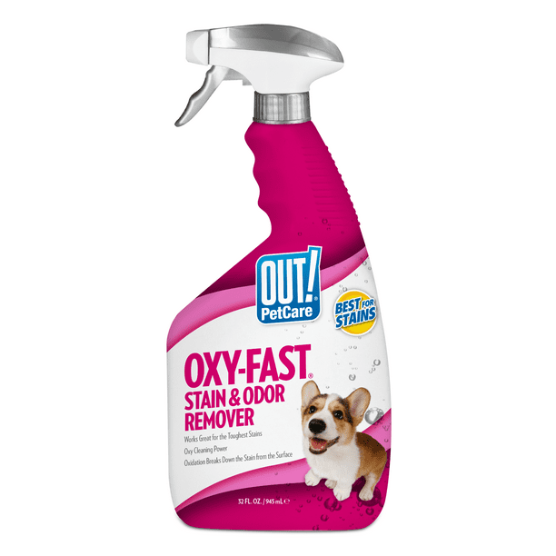OUT! PetCare OxyFast Pet Stain and Odor Remover, Works on Toughest