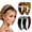 Blsck+Brown Tortoiseshell, variant on SIMDOO Thick Tortoise Shell Headband, 2 PCS Ligth Flexible No Slip Durable Fashion Hair Hoop, 1.5 inch Classic Thick Wide Headband with Teeth for Women