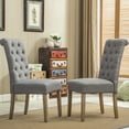 thumbnail image 4 of Roundhill Furniture Habit Dining Chair, Set of 2, Gray, 4 of 9