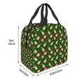 thumbnail image 3 of Honeii Gnomes In Caps Print Lunch Bag Women, Lunch Box Lunch Bag for Women Adult Men, Small Leakproof Cute Lunch Tote Large Capacity Reusable, 3 of 8