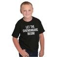 thumbnail image 3 of Let The Shenanigans Begin St Patricks Crewneck T Shirts Boy Girl Teen Brisco Brands S, 3 of 5