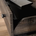 thumbnail image 4 of Sauder Canal Street Wood and Metal TV Stand for TVs Up to 60", Carbon Oak Finish, 4 of 15