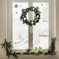 thumbnail image 2 of Darzheoy Christmas Wreath Diameter 7.8 Inches Christmas Wreath Winter Wreath Targeted for Indoor Outdoor Home Walls Window Festival Decoration, 2 of 6