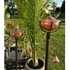 Maui Grande Garden Torch in Hammered Copper - Set of 2