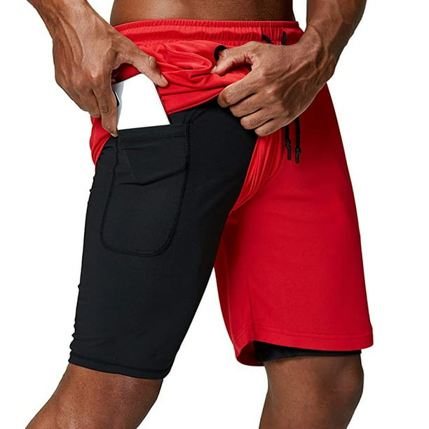 double layer bike shorts