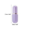 thumbnail image 2 of Unique Bargains 1 Pc Retractable Makeup Brush for Business Travel Purple Artificial Fiber Wool Plastic, 2 of 5