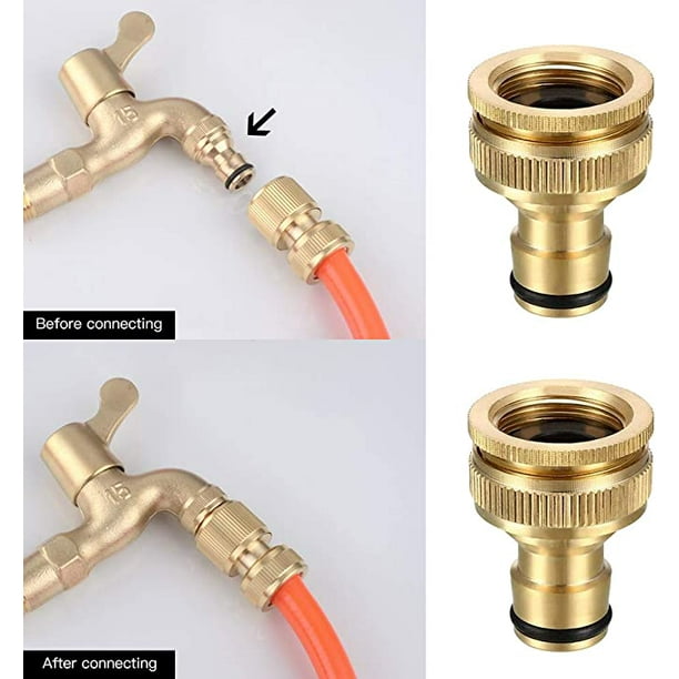 Connecteur de robinet de tuyau en laiton adaptateur de robinet