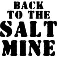 thumbnail image 2 of CafePress - BACK TO THE SALT MINE 2 -  Round Wood Ornament 4", 2 of 2