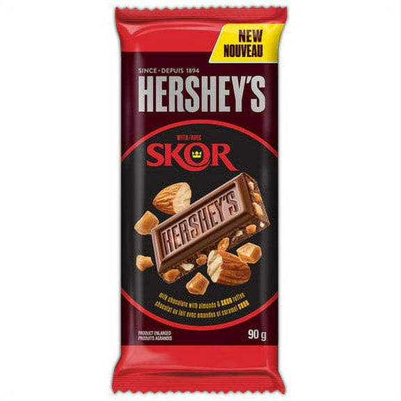 Hershey's Almond & Skor Chocolate Bar, 90g/3.1 oz