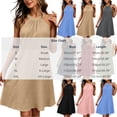 thumbnail image 3 of QUNYINEY Blue Summer Dresses for Women Plus Size A Line Sleeveless Midi Sundress Vacation Crew Neck Loose Fit Casual Dresses, 3 of 8