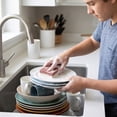 thumbnail image 5 of JJBV Kitchen Cleaning Sponges Natural Pulp Cellulose Sponge With Scouring Pad Color Non Scratch Dishwashing Sponge For Pans Countertop, 5 of 8