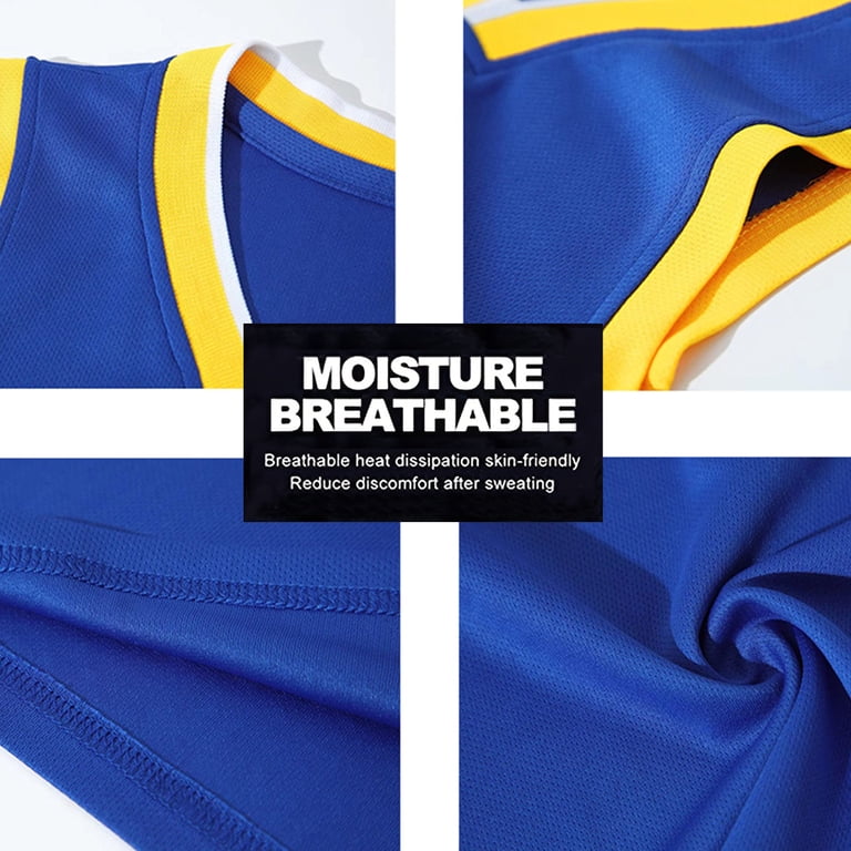 Step30c Youth Basketball Jersey Set, Warrior No. 30 Curry Blue 