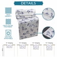 thumbnail image 7 of Hokiten Table Runners 120 Inches Long Dress Scarves, Running Horse Farmhouse Coffee/Dining/Kitchen Table Runner for Living Room, Retro Blue Minimalist Animal Sketch 13x120 Inch, 7 of 7