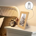 thumbnail image 4 of Photo Frame Stands, Metal Multifunctional Balance Support Stable Holder Picture Frame Easel Brackets 6 Set Easy Installation  for 15-26cm Height, 4 of 7