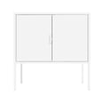 thumbnail image 1 of Ava Armoire d'Appoint Moderne 23,6 avec 2 Tablettes Ajustables, Blanc, 1 of 9