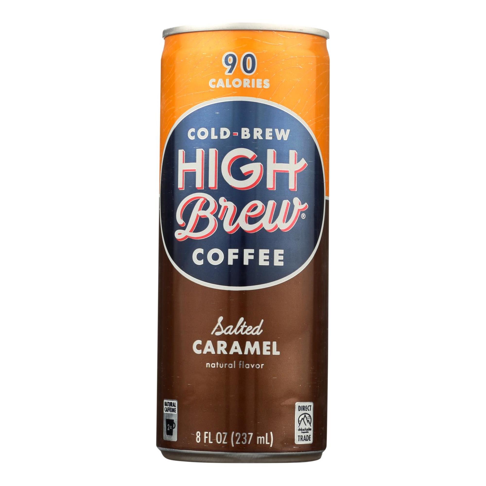 High Brew ColdBrew Coffee, Salted Caramel, 8 Fl Oz