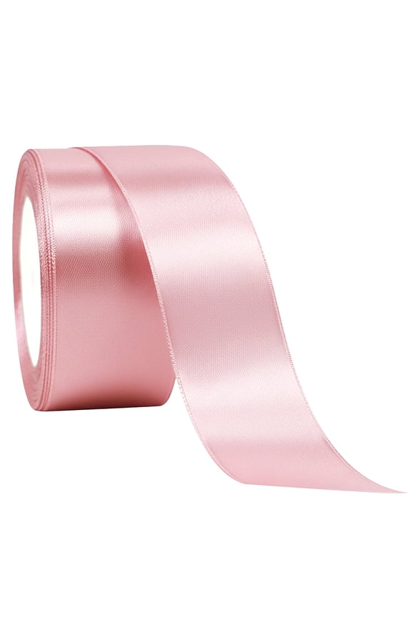 1.5 Inch x 25 Yards Satin Ribbon for Gift Wrapping, Weddings, Floral Bouquets, Bow Making, Party Decorations, DIY Crafts, Pink