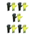 thumbnail image 2 of Guantes de portero de fútbol Wosthever para niños antideslizante sin dedos verde fluorescente tamaño 25 cm, 2 of 6