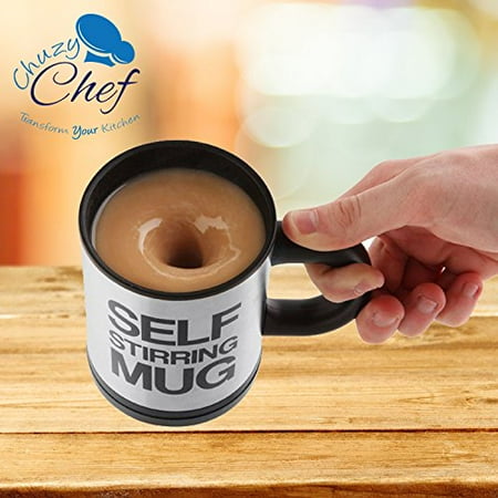 Self Stirring Coffee Mug, 8 oz Stainless Steel Automatic Self Mixing & Spinning Cup ... Self Stirring Coffee Mug, 8 oz Stainless Steel Automatic Self Mixing ...