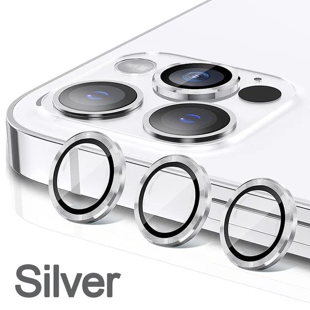 Protector de lente de cámara para IPhone 11, 12, 13 Pro Max Mini 15 Pro Max, cristal Protector para IPhone 14 Pro Max, 3 uds.