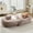 Light coffee, variant on Ataujin Orthopedic Human Dog Bed for Adults & Pets, Nap Bed Bean Bag Bed Large 67"x43"x8" Soft Faux Fur Bean Bag, Removable Cover, Plump Pillow, Side Pocket & Handle, Egg Orthopedic Foam
