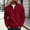 Red, variant on Men's Pocket Pullover 1/4 Zip Stand Collar Long Sleeve Sweatshirts Navy L