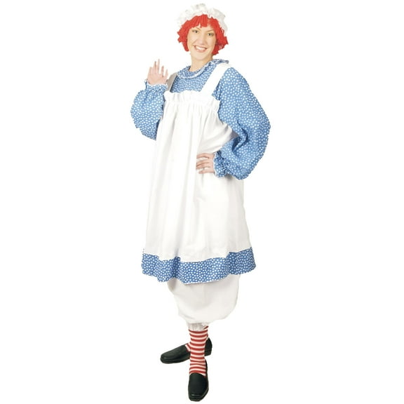 Women’s Raggedy Ann Costume – Vintage Doll Halloween Dress Cosplay