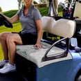 thumbnail image 2 of Jeiento Skull Golf Cart Seat Cover Comfortable Portable Golf Cart Seat Towel for 2 Person Seats Golf Ball Print Golf Cart Accessory Decor Easy to Install, 2 of 5