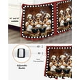 thumbnail image 3 of Funny Chefs Bed Skirt Queen Size 18" Drop Chef Cooking Food Red Plaid Ruffled Wrap Around Bed Skirts Adjustable Elastic Bedskirt Dust Ruffle for Queen Size Bed, 3 of 7