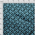 thumbnail image 5 of oneOone Viscose Chiffon Blue Fabric Sports Sewing Material Print Fabric By The Yard 42 Inch Wide, 5 of 5