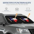 thumbnail image 5 of KAKALAD Texas Flag Universal Car Windshield Sunshade 2 Pcs 28.9"x 23.4", 5 of 7