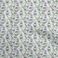 thumbnail image 1 of oneOone Silk Tabby Purple Fabric Floral Craft Projects Decor Fabric Printed By The Yard 42 Inch Wide, 1 of 4