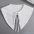 thumbnail image 6 of CAILDANL Fake Collar Detachable Blouse False Collar Half Shirts Collar Little Shawl Top Elegant for Women Girls, 6 of 7